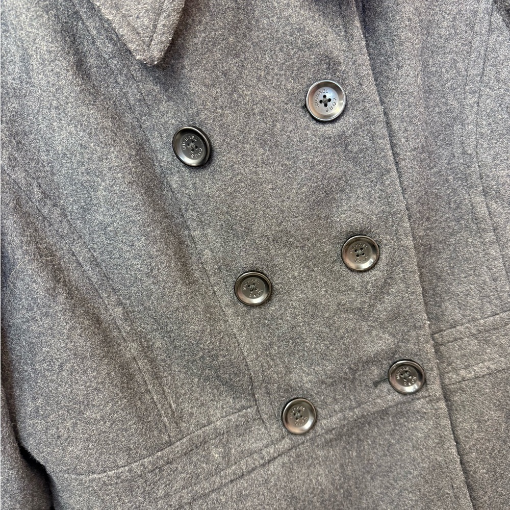 Michael Kors Charcoal Gray Pea Coat - Picture 6 of 7